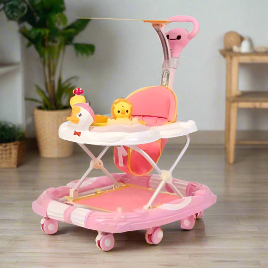 2-in-1 Baby Walker with Handle